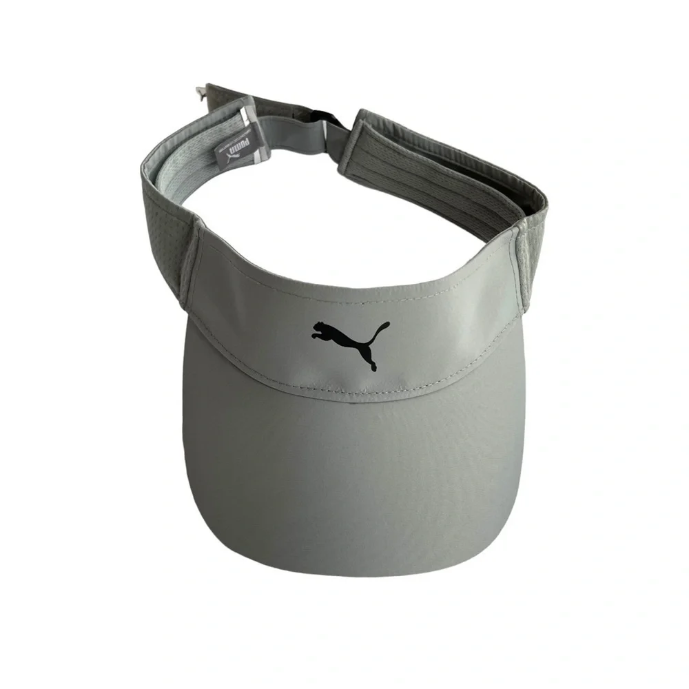 Puma visor adjustable grey black logo sports summer - Picture 10 of 10